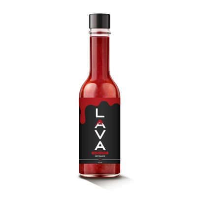 Lava Sauce by Landon Bridges | Smoky & Delicious Hot Sauce | Perfect for Spicy Food Lovers | Gourmet Flavor for Tacos, Wings, BBQ & More | All-Natural, Gluten-Free, Small-Batch Craft Hot Sauce (5oz)
