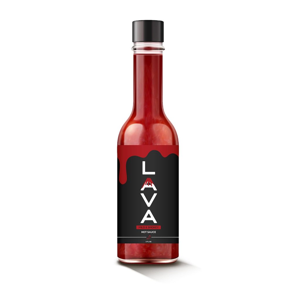 Lava Sauce by Landon Bridges | Smoky & Delicious Hot Sauce | Perfect for Spicy Food Lovers | Gourmet Flavor for Tacos, Wings, BBQ & More | All-Natural, Gluten-Free, Small-Batch Craft Hot Sauce (5oz)