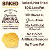 Baked Lays Potato Chips, Original, 9.25 oz Bag, 50% Less Fat, Gluten Free, No Artificial Flavors, No Colors from Artificial Sources view 3