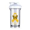 Appendix Cancer Awareness 18 Ounce Shaker Bottle Drink Mixer Leak-proof Pre Workout Protein Shakes Meal Replacement Shakes Bottles 500ML/18 Oz White-1 view 1