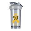 Appendix Cancer Awareness 18 Ounce Shaker Bottle Drink Mixer Leak-proof Pre Workout Protein Shakes Meal Replacement Shakes Bottles 500ML/18 Oz Gray-1 view 1
