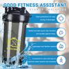 Check Engine Light Mechanic Auto Repair 5 18 Ounce Shaker Bottle Drink Mixer Leak-proof Pre Workout Protein Shakes Meal Replacement Shakes Bottles 500ML/18 Oz Black view 2
