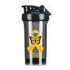 Appendix Cancer Awareness 18 Ounce Shaker Bottle Drink Mixer Leak-proof Pre Workout Protein Shakes Meal Replacement Shakes Bottles 500ML/18 Oz Black view 1