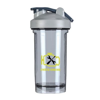 Check Engine Light Mechanic Auto Repair 2 18 Ounce Shaker Bottle Drink Mixer Leak-proof Pre Workout Protein Shakes Meal Replacement Shakes Bottles 500ML/18 Oz Gray