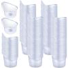 Teenyyou 200 Pcs 5ml Eye Wash Cup Disposable Eye Wash Cups Kit Plastic Measuring Cup Portable Cleaning Cups for Rinse and Flush Quick Relief Tired Dust Makeup Irritant view 1