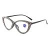 Melrose Rhinestone Cat Eye Reading Glasses For Women Diamond Reading Glasses Female Blue Light Blocking Reader 2212 (2pcs black&green, 0, x) view 3