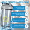 Check Engine Light Mechanic Auto Repair 5 18 Ounce Shaker Bottle Drink Mixer Leak-proof Pre Workout Protein Shakes Meal Replacement Shakes Bottles 500ML/18 Oz Gray view 2
