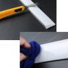 YIONEWIN Shower Silicone Threshold Water Dam Wheelchair Threshold Ramp, Silicone Collapsible Shower Threshold, for Sink Splash Threshold Guard for Kitchen Bathroom(5x1.8x200cm/2.0x0.7x78.7in) view 3