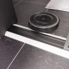 YIONEWIN Shower Silicone Threshold Water Dam Wheelchair Threshold Ramp, Silicone Collapsible Shower Threshold, for Sink Splash Threshold Guard for Kitchen Bathroom(5x1.8x200cm/2.0x0.7x78.7in) view 4