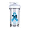 Colon Cancer Awareness 18 Ounce Shaker Bottle Drink Mixer Leak-proof Pre Workout Protein Shakes Meal Replacement Shakes Bottles 500ML/18 Oz White view 1