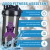 Alzheimer's Awareness 18 Ounce Shaker Bottle Drink Mixer Leak-proof Pre Workout Protein Shakes Meal Replacement Shakes Bottles 500ML/18 Oz Black view 2