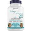 15 Day Cleanse 2X - Double Gut & Colon Support - Advanced Gut Cleanse Detox for Women & Men with Alfalfa, Cascara Sagrada, Probiotics & Psyllium Husk - Non-GMO - Made in USA - 60 Capsules (1 Bottle) view 1