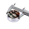 3 Beer Bottles Take-Along Pill Box, Portable Round Pill Box, fits in Your Purse Pocket Lightweight 3 Compartment Pill Box, view 4