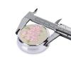 Divided Peach Blossoms Take-Along Pill Box, Portable Round Pill Box, fits in Your Purse Pocket Lightweight 3 Compartment Pill Box, view 4