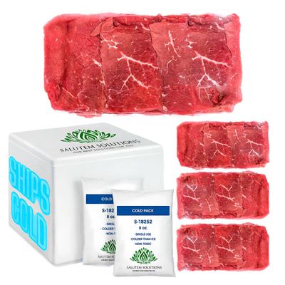 Salutem Vita - Thin Cut Sandwich Steak, 2 lb (actual weight may vary within 5%) - Pack of 4