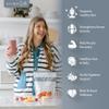 ONE SCOOP WONDER Whole Body Wellness Blend 5 Collagens, 6 Organic Mushrooms, Probiotics, Enzymes, Vitamins & Protein Replace Multiple Supplements with 1 Daily Scoop Gut, Skin, Joints & Energy view 2