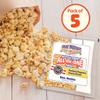 8oz Kettle Corn Machine Popcorn Packets - 5-Pack Pre-Measured view 2
