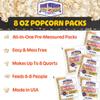 8oz Kettle Corn Machine Popcorn Packets - 5-Pack Pre-Measured view 4