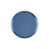 5.5 inch Transparent Blue Plastic Plates Disposable, Elegant, Durable, Versatile Plates for Everyday Use, Parties, Desserts, and Special Occasions BPA-Free, Easy to Clean, Stylish Tableware (60) view 1