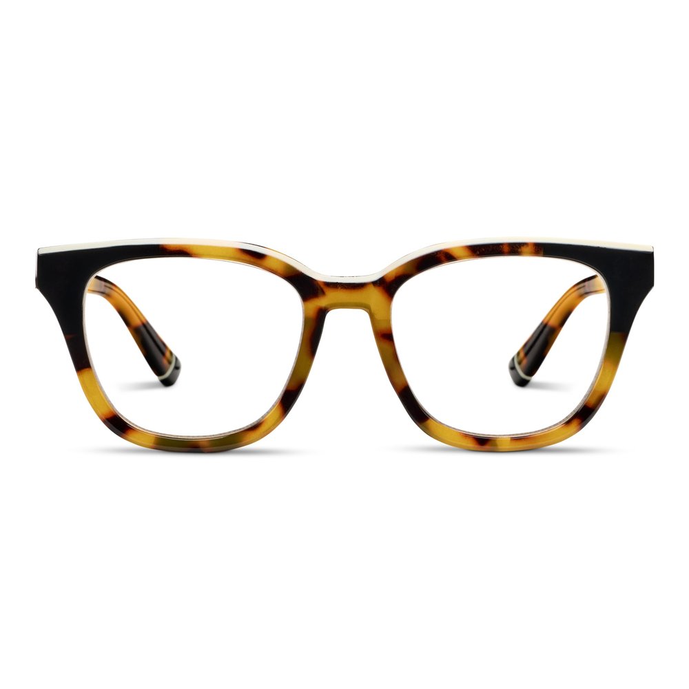 Peepers Reading Glasses for Women +1.25, Tokyo Tortoise/Black, Ramona