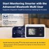 A&D Medical Multi-User Bluetooth Blood Pressure Monitor for Home Use - UA-770BLE - Wide Range Cuff (8.6-16.5" / 22-42cm), Up to 4 Users, iOS & Android Compatible, AA Batteries view 2