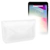 BoxWave Case Compatible with iRulu X10 - Elite Leather Messenger Pouch, Synthetic Leather Cover Case Envelope Design - Ivory White view 1