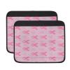 GLENLCWE Pink Breast Cancer Ribbon Wheelchair Arm Pads Washable Sky Arm Rest Covers Comfortable and Protective Desk Chair Arm Covers Pressure Relief, Elderly, Senior view 2