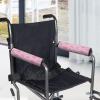 GLENLCWE Pink Breast Cancer Ribbon Wheelchair Arm Pads Washable Sky Arm Rest Covers Comfortable and Protective Desk Chair Arm Covers Pressure Relief, Elderly, Senior view 4