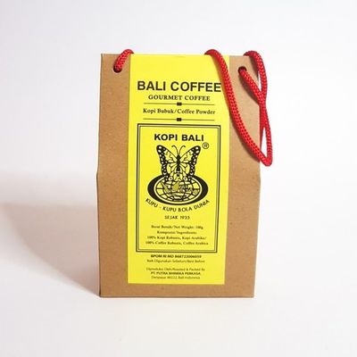 Kupu Kupu Bola Dunia, Bali Coffee Original, 100g, Coffee Powder (Pack of 1)