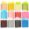 12 Pack 13" Large Kraft Paper Gift Bags Assortment with Tissue Paper & Handles, 12 Unique Solid & Geometric Pattern Designs for Birthdays, Anniversary, Father's Day, Holidays and Other Occasions view 1