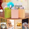 12 Pack 13" Large Kraft Paper Gift Bags Assortment with Tissue Paper & Handles, 12 Unique Solid & Geometric Pattern Designs for Birthdays, Anniversary, Father's Day, Holidays and Other Occasions view 3