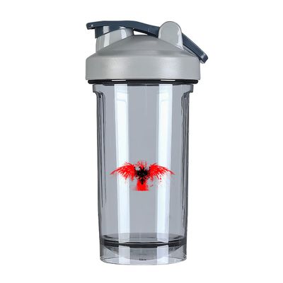 Albania Albanian Flag 18 Ounce Shaker Bottle Drink Mixer Leak-proof Pre Workout Protein Shakes Meal Replacement Shakes Bottles 500ML/18 Oz Gray