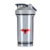 Albania Albanian Flag 18 Ounce Shaker Bottle Drink Mixer Leak-proof Pre Workout Protein Shakes Meal Replacement Shakes Bottles 500ML/18 Oz Gray view 1