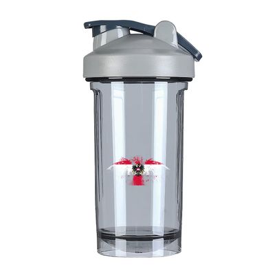 Austrians Flag 18 Ounce Shaker Bottle Drink Mixer Leak-proof Pre Workout Protein Shakes Meal Replacement Shakes Bottles 500ML/18 Oz Gray