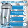 Algeria Algerians Flag 18 Ounce Shaker Bottle Drink Mixer Leak-proof Pre Workout Protein Shakes Meal Replacement Shakes Bottles 500ML/18 Oz Gray-22 view 2