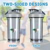Algeria Algerians Flag 18 Ounce Shaker Bottle Drink Mixer Leak-proof Pre Workout Protein Shakes Meal Replacement Shakes Bottles 500ML/18 Oz Gray-22 view 3