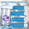 Cancer Zodiac 3 18 Ounce Shaker Bottle Drink Mixer Leak-proof Pre Workout Protein Shakes Meal Replacement Shakes Bottles 500ML/18 Oz White view 2