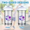 Cancer Zodiac 3 18 Ounce Shaker Bottle Drink Mixer Leak-proof Pre Workout Protein Shakes Meal Replacement Shakes Bottles 500ML/18 Oz White view 3