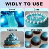 (10g) Teal Blue Edible Glitter for Cocktails, Drinks, Cakes - Peacock Blue Edible Drink Glitter Bulk - 100% Food Safe Cake Luster Dust Edible - Easter Mermaids Food Decoration Wedding Party - No Taste view 2