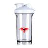 Albania Albanian Flag 18 Ounce Shaker Bottle Drink Mixer Leak-proof Pre Workout Protein Shakes Meal Replacement Shakes Bottles 500ML/18 Oz White view 1