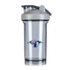 Anguilla Anguillan Flag 18 Ounce Shaker Bottle Drink Mixer Leak-proof Pre Workout Protein Shakes Meal Replacement Shakes Bottles 500ML/18 Oz Gray view 1