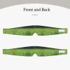 HD Green Nature Print Sleep Eye and Ear Muffs Mask - Adjustable Yoga Travel Headband, Keep Warm Shading Comfortable Aid view 2