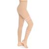 Wegitcs Compression Pantyhose for Women & Men, Footless 20-30mmHg Medical Graduated Compression Leggings, Waist High Support Tights, Opaque Stockings for Varicose Veins Edema Post Surgery, Beige S view 1