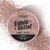(10g) Rose Gold Edible Glitter for Cocktails, Drinks, Cakes - Girls Pink Luster Dust Edible Bulk - 100% Food Safe Cake Glitter Dust Edible - Valentines Food Decoration Wedding Party - No Taste view 1