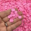 10mm Hot Pink Peppermint Polymer Clay Candy Slices, Faux Dessert Sprinkles, Nail Art Miniature Slices - Non Edible (30 gram bag) view 2
