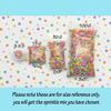 10mm Hot Pink Peppermint Polymer Clay Candy Slices, Faux Dessert Sprinkles, Nail Art Miniature Slices - Non Edible (30 gram bag) view 4