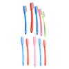 SOESFOUFU 10pcs Extra Hard Bristle Toothbrushes for Adults Large Head Portable Manual Toothbrushes Ergonomic Design Plastic Material Deep Cleaning for Teeth view 1