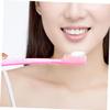 SOESFOUFU 10pcs Extra Hard Bristle Toothbrushes for Adults Large Head Portable Manual Toothbrushes Ergonomic Design Plastic Material Deep Cleaning for Teeth view 2