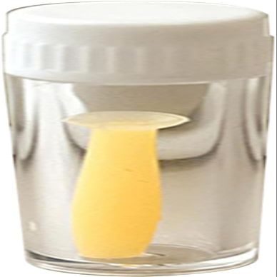 Yellow Soft Silicone Contact Lens Tool Plunger Remover for Soft and Hard Lenses Multipurpose Accessory Soft Contact Lens Helper Tool, Convenient Contact Lens Care