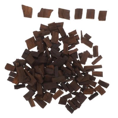 CONGARTENO Heavy Toast Oak Chips for Wine Brewing Oak Chips for Aging Whiskey and Enhancing Wine Aroma for Home Brewing Enthusiasts